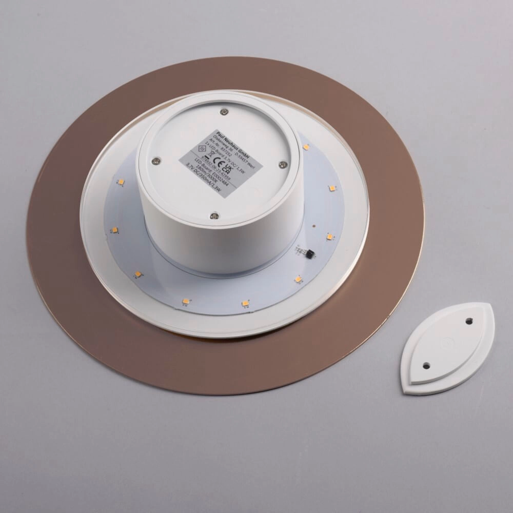 Applique design Akku Puntua Bois Ø 25cm Paul Neuhaus 4012248375792