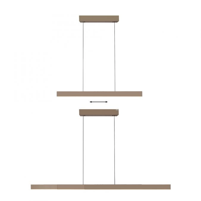 Lampe suspendue élégante Pure Moto-Rise bronze Paul Neuhaus 4012248393680