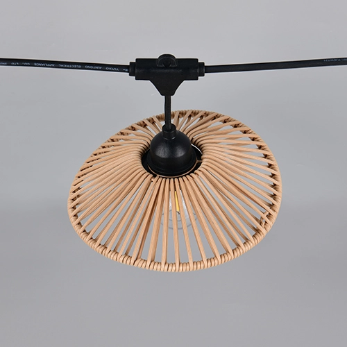 Lampes à guirlande Chain noir avec brun 600 cm Trio 4017807697612