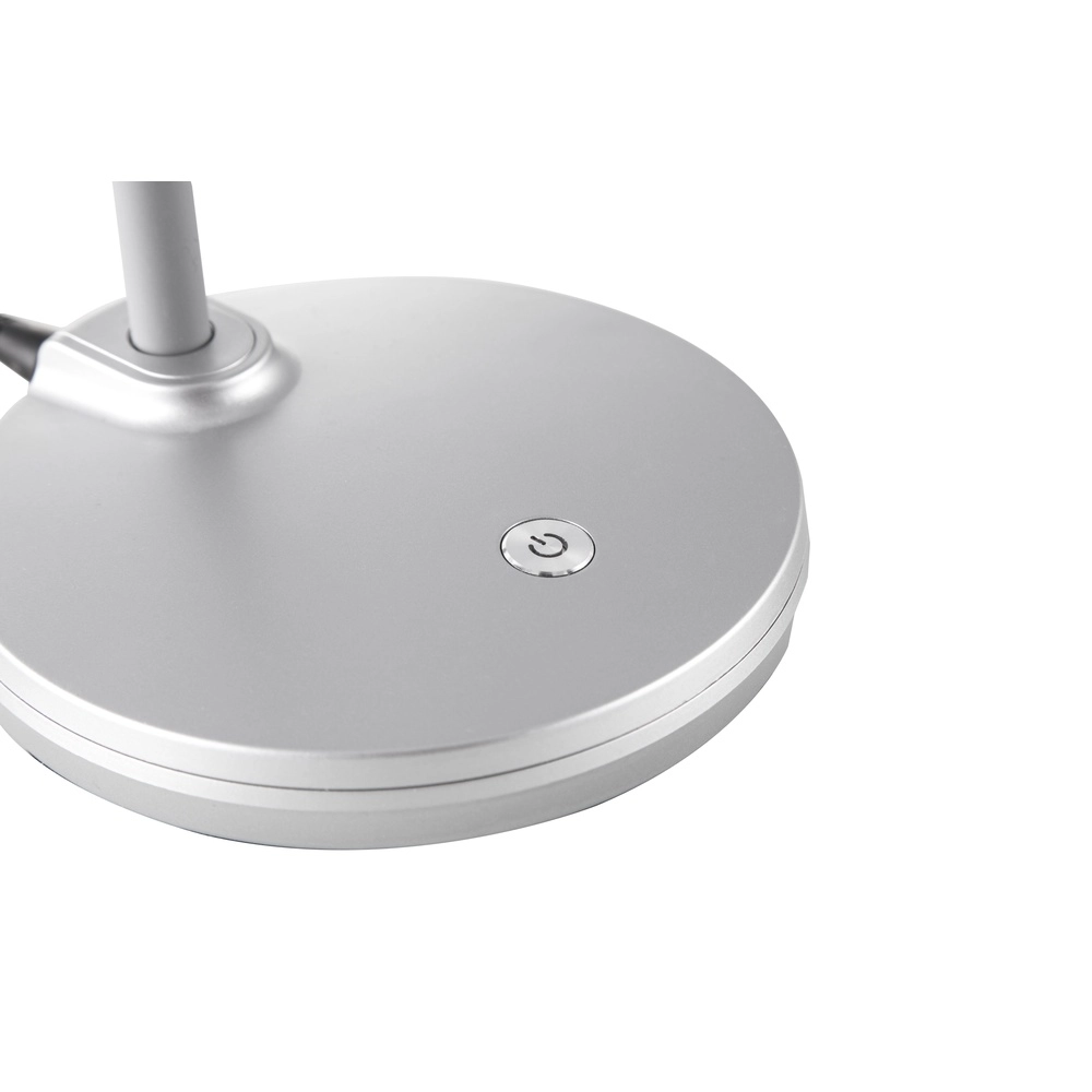 Lampe de bureau à LED Carmen Gris argenté Globo 4048194064350