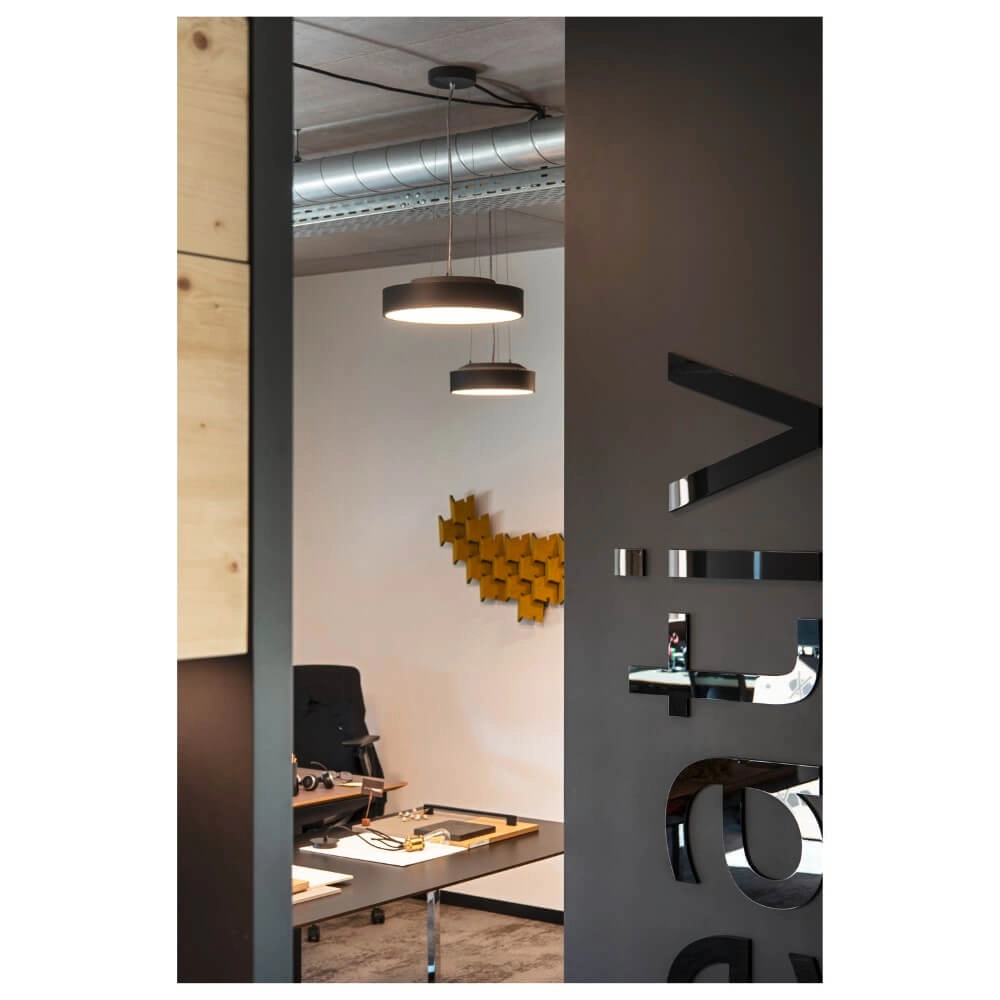 Plafonnier / Lampe suspendue Medo Pro 30 noir - CCT - 70g - Ø 28cm SLV 4024163277013