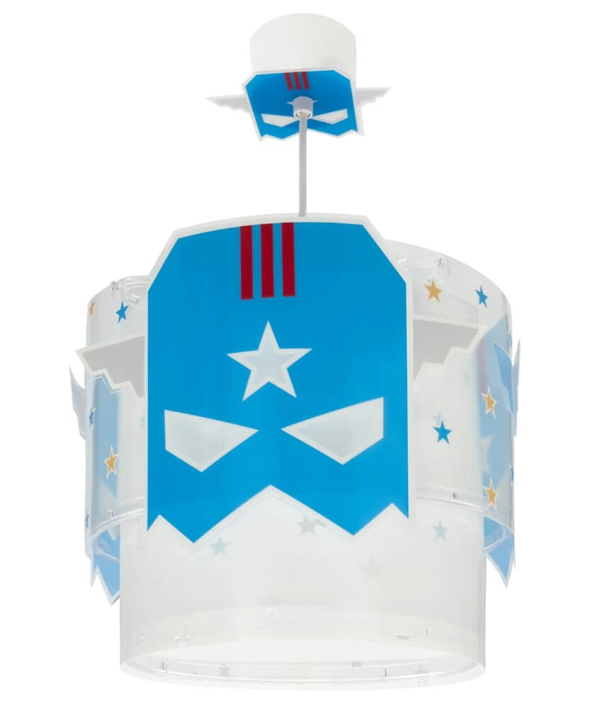 Lampe suspendue chambre d'enfant Blue Hero Ø 26 cm Lampe suspendue chambre d'enfant Blue Hero Ø 26 cm