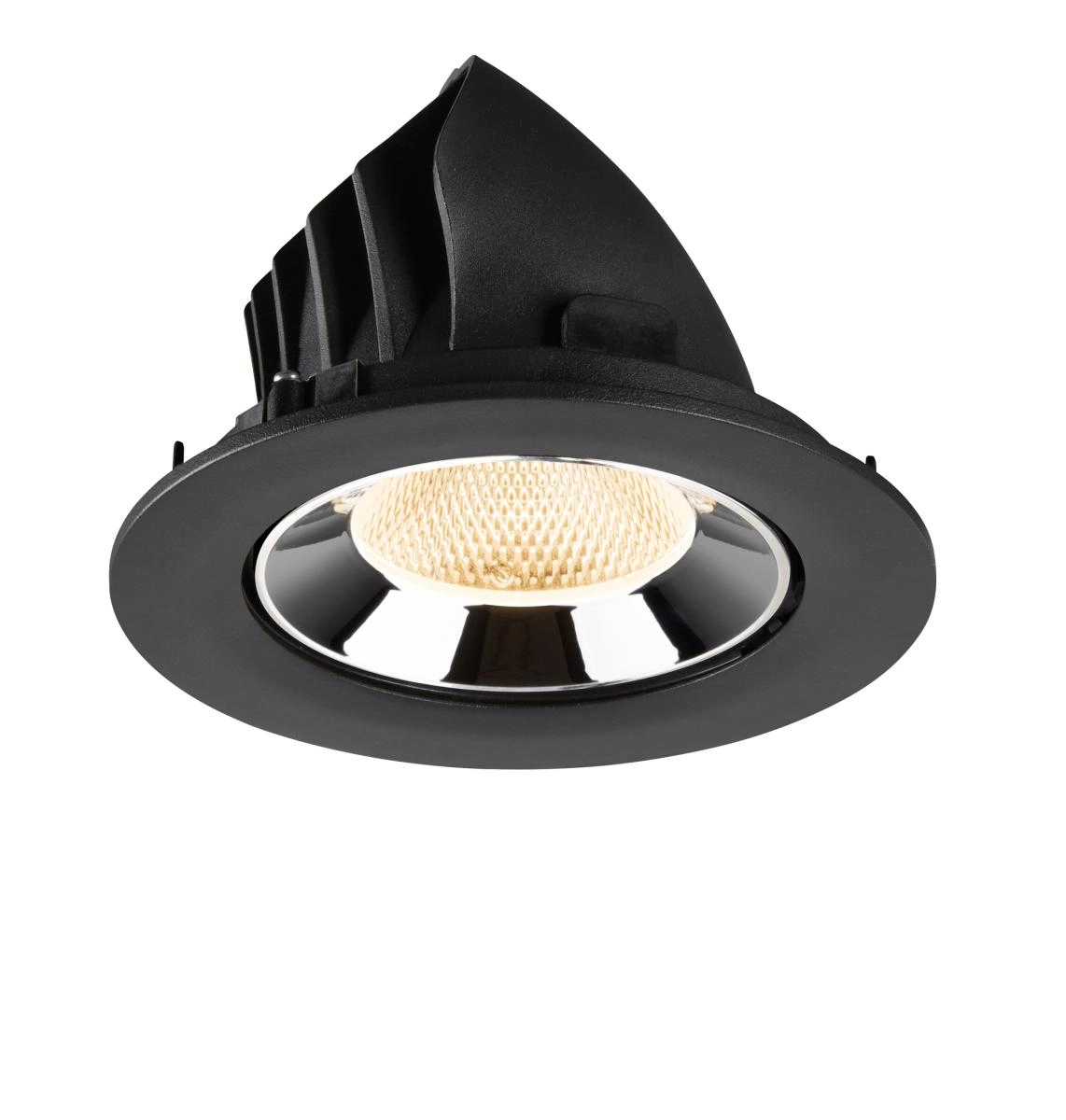 Spot encastré Numinos Gimble L noir/chrome 2700K - 20 deg SLV 4024163310499