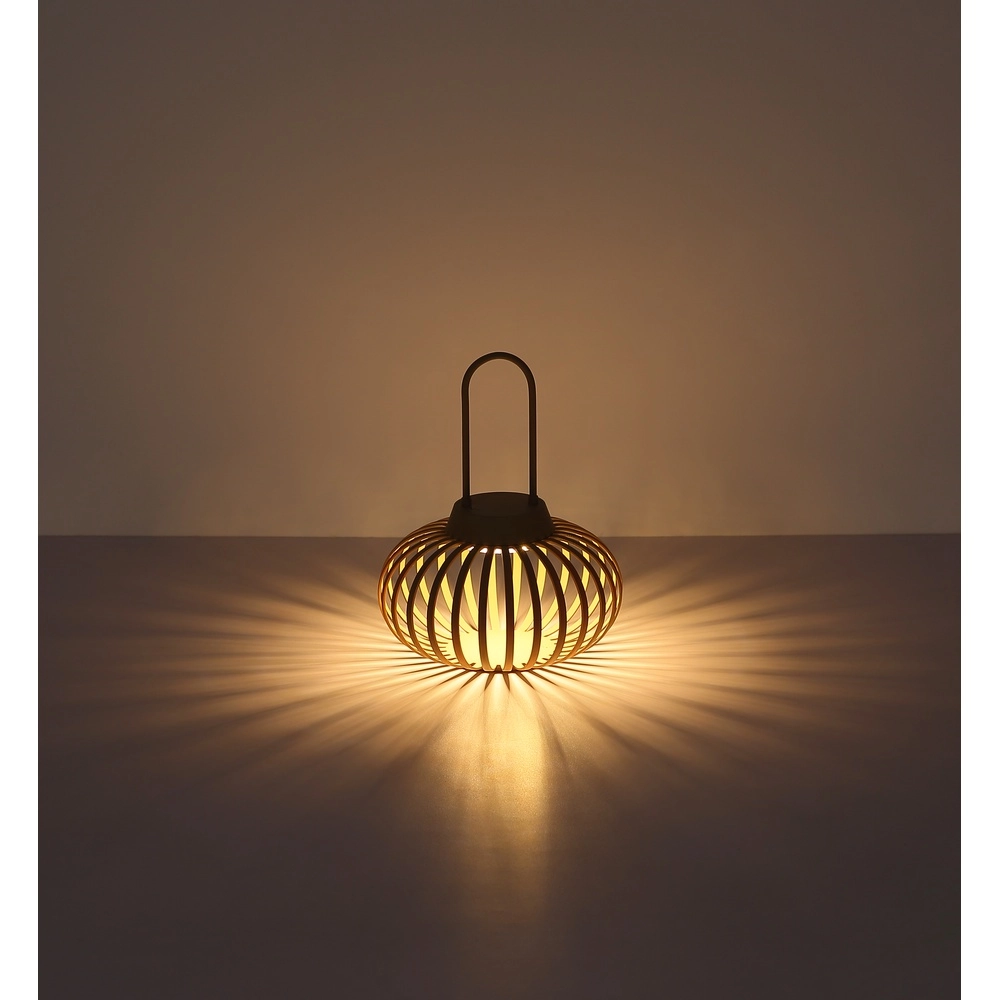 Lampe de table moderne Allegra brun sable Globo 9007371525584