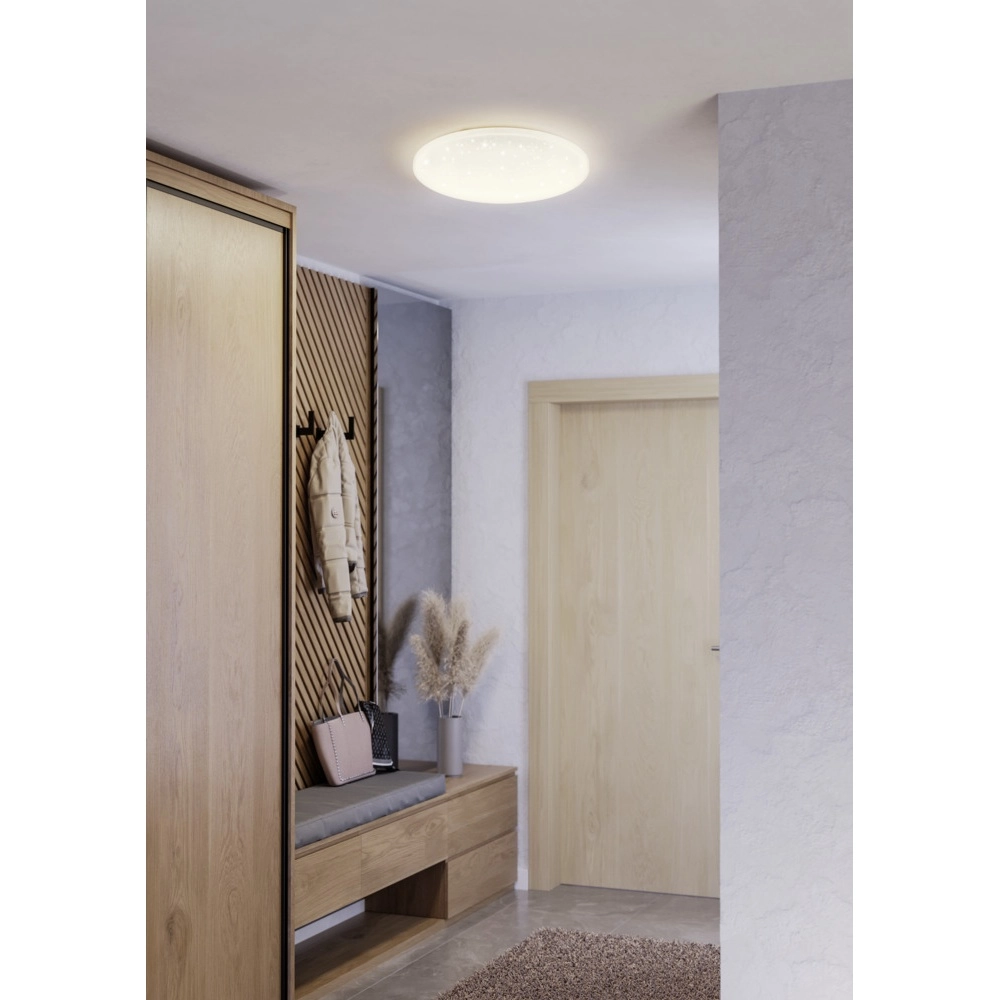 Plafonnier Pogliola Ø 43cm effet cristal Eglo 9002759759025