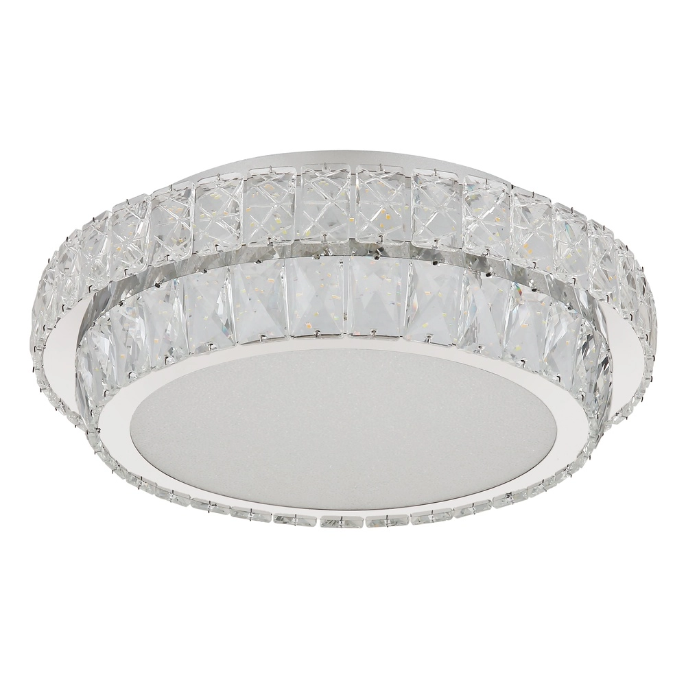 Lampe de plafond Klara Ø chrome 40cm Globo 9007371453085