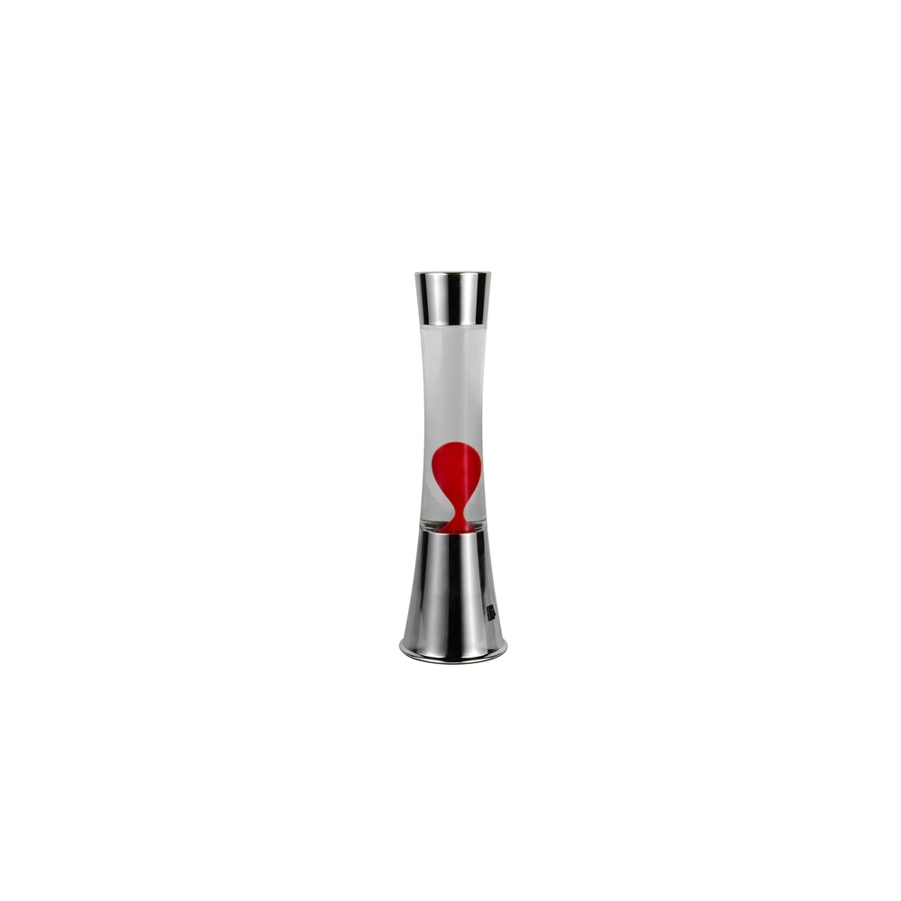 Lampe à lave Etna argent avec rouge Trio 4017807668445