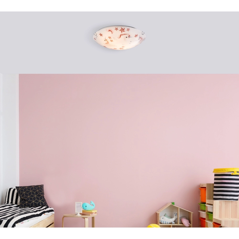 Éclairage de plafond de la chambre des enfants Natalie Licorne Globo 9007371371921