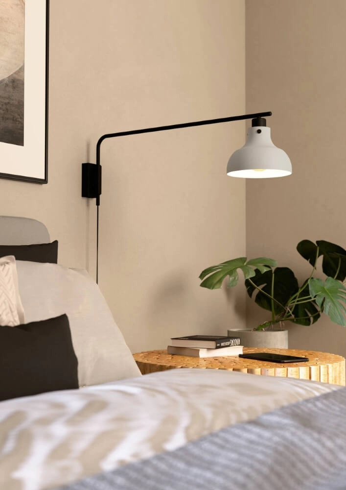 Applique grise Matlock avec du noir Eglo 9002759438432