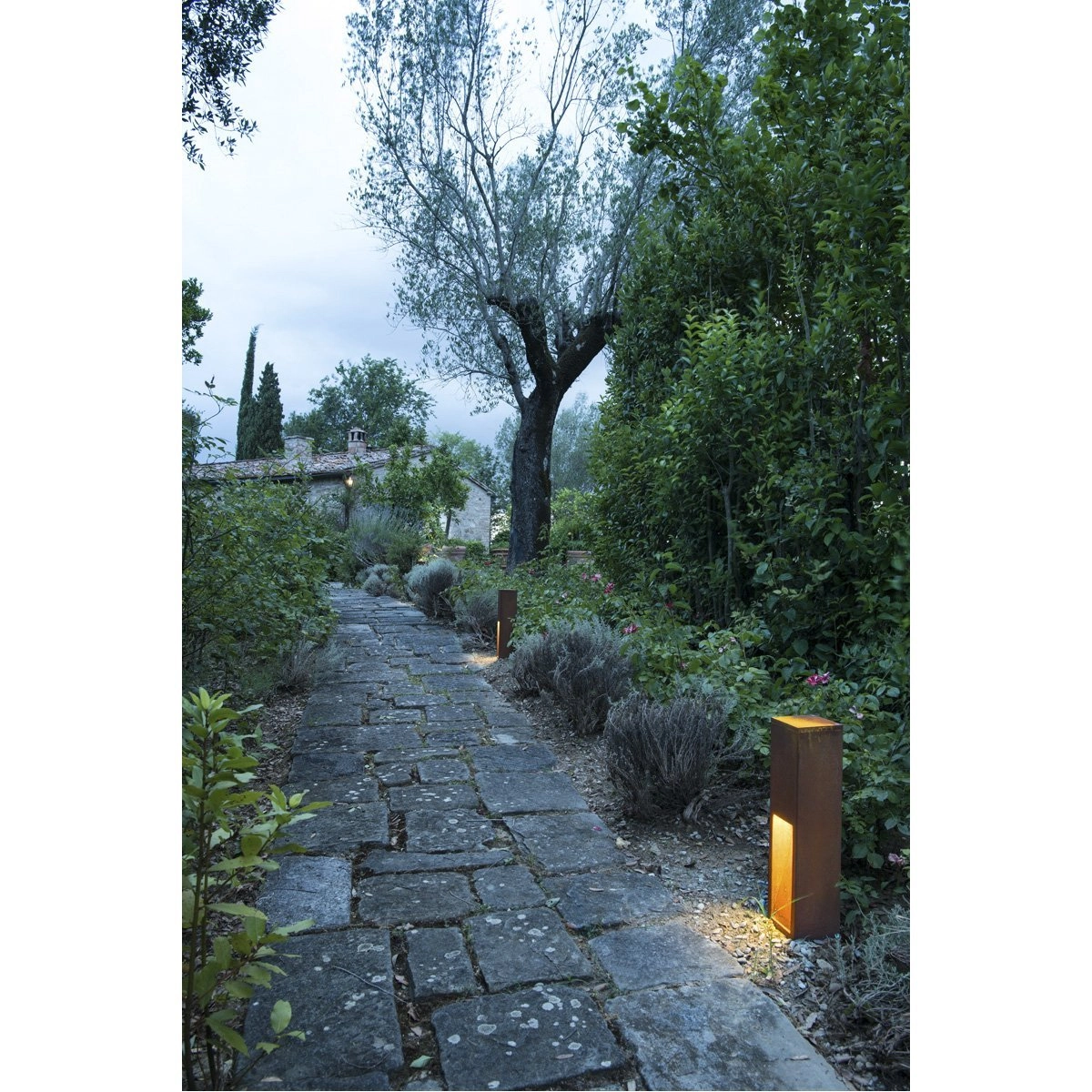 borne d'éclairage LED Rusty Slot 50 Led SLV 4024163157513