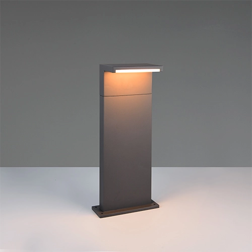 Lampe de jardin moderne Ravi Anthracite 50 cm