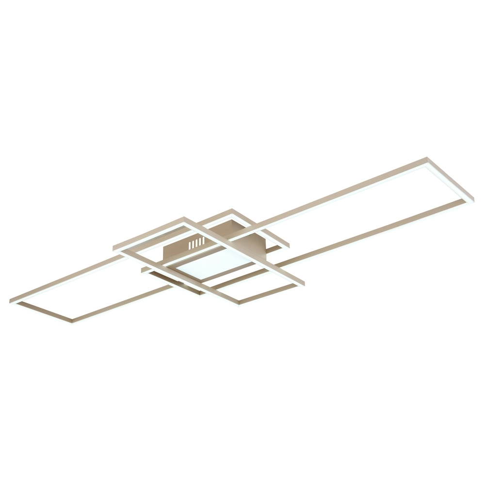 Lampe de plafond marron sable Saunders allongé Globo 9007371593354
