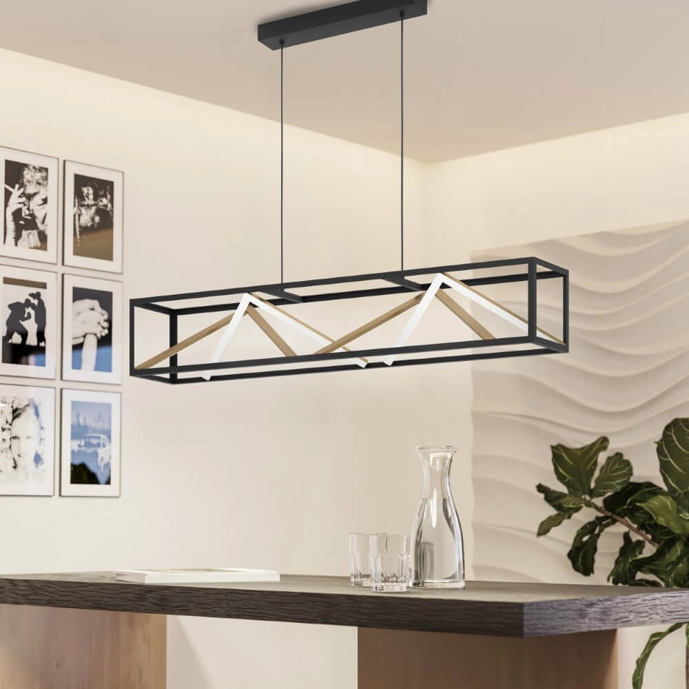 Lampe suspendue design Penela noir avec de l'or Stars of Light 9008606313754
