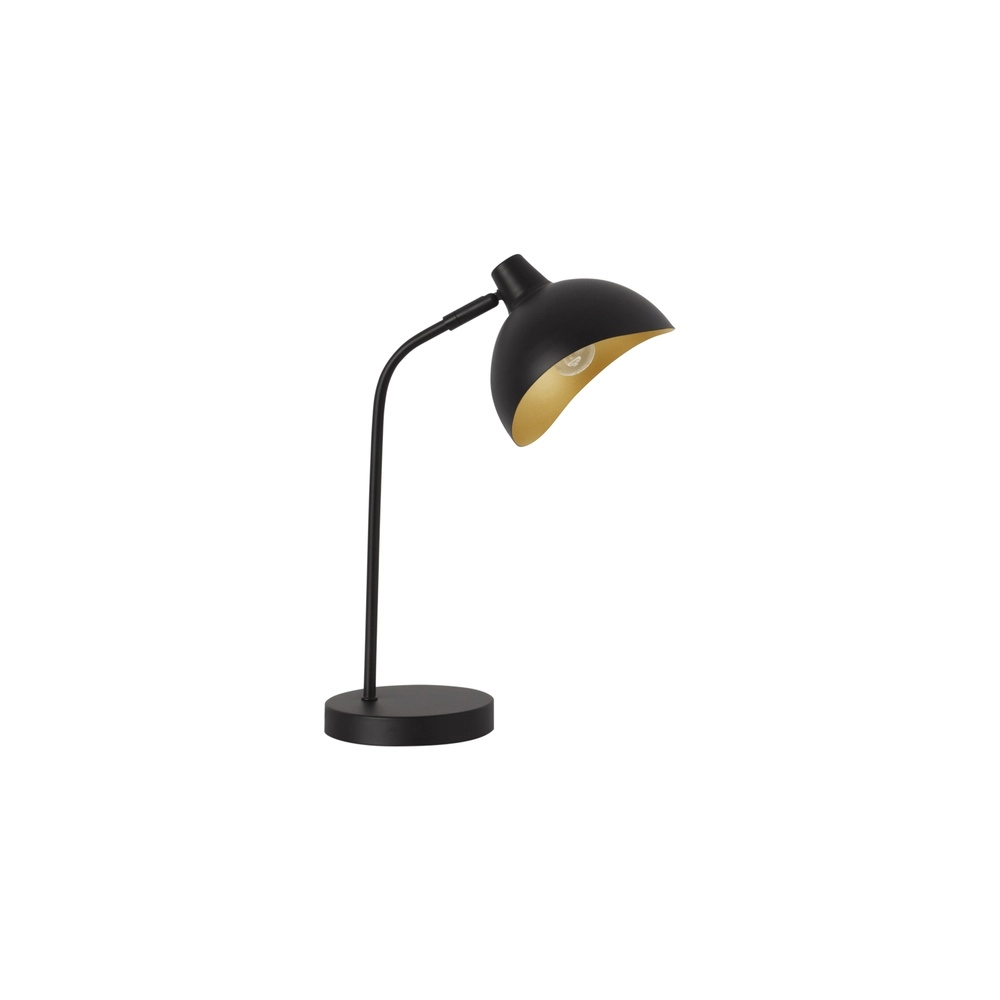 Lampe de table Geti Noir avec intérieur doré Lyora 5212017436405