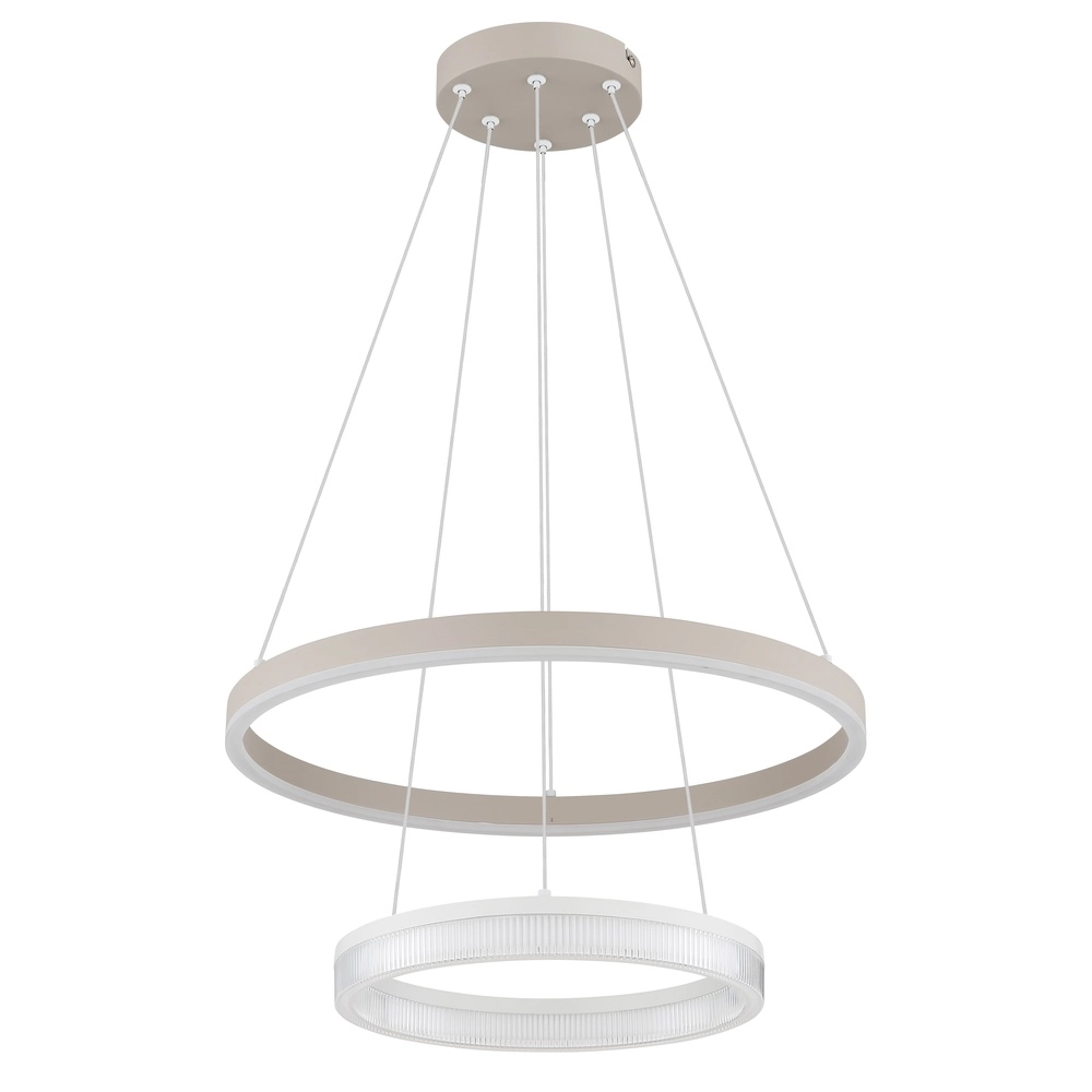 Suspension moderne Zara brun sable Ø 50cm Globo 9007371573073