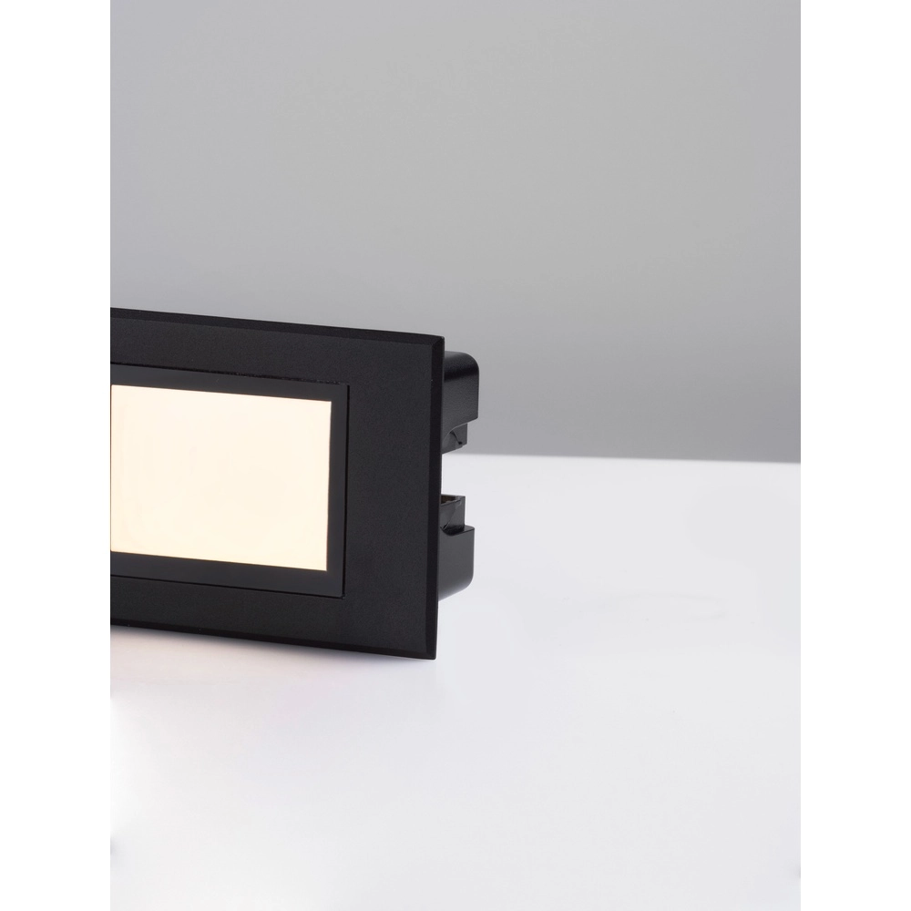 Lumière encastrée Rudy noir Lyora 5212017453204