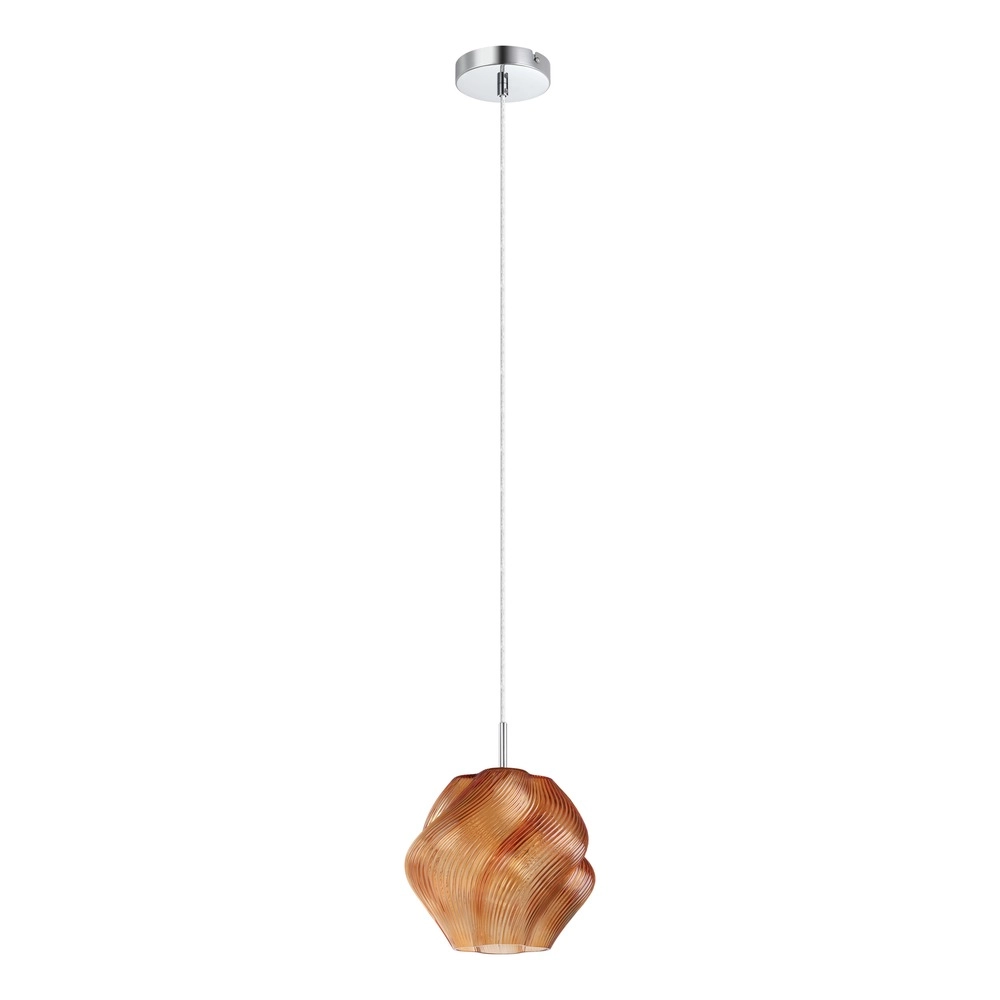 Conception de la lampe suspendue Vicenne orange Eglo 9008606405237