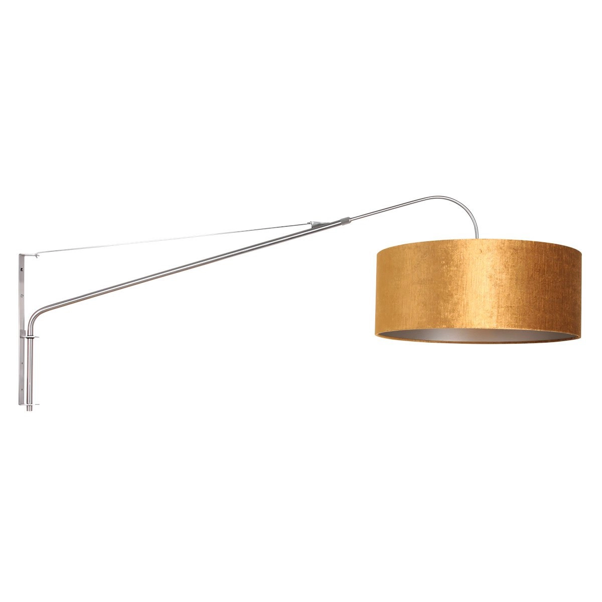 Lampe de lecture murale Elegant Classy avec du velours doré Steinhauer 8712746146028