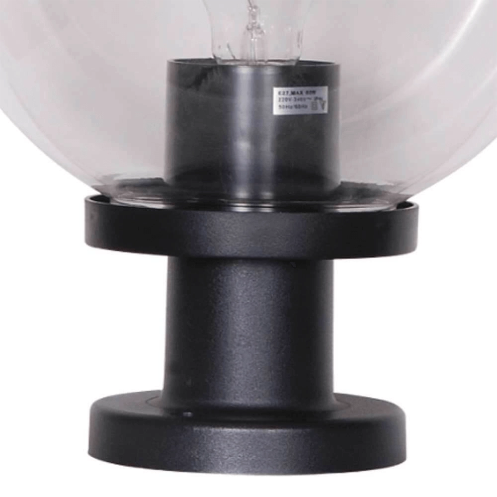 Lampe ampoule Bolano 31,5cm. Piédestal clair Lyora 8716803501072