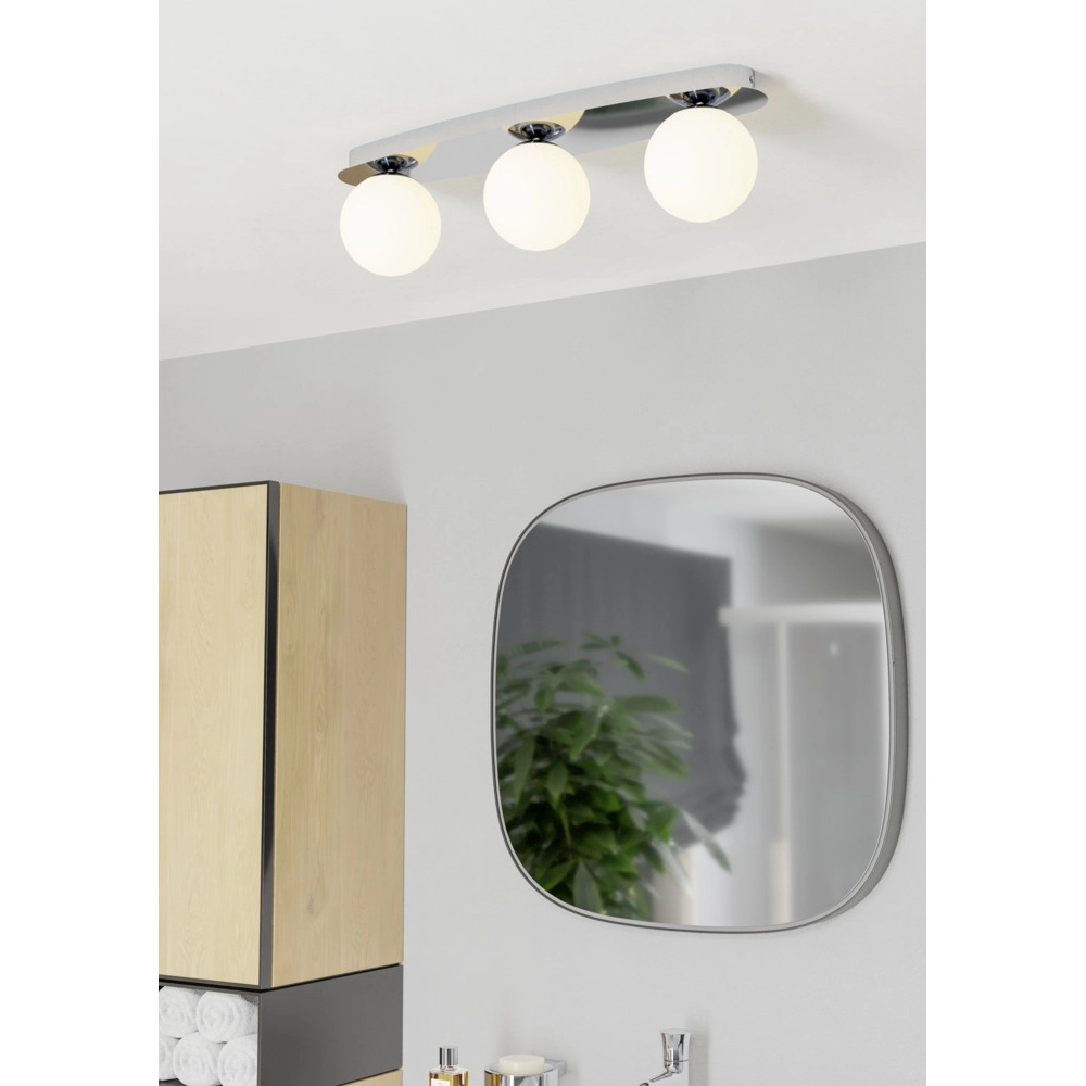 Plafonnier Castrovido Chrome à 3 lumières Eglo 9008606360734
