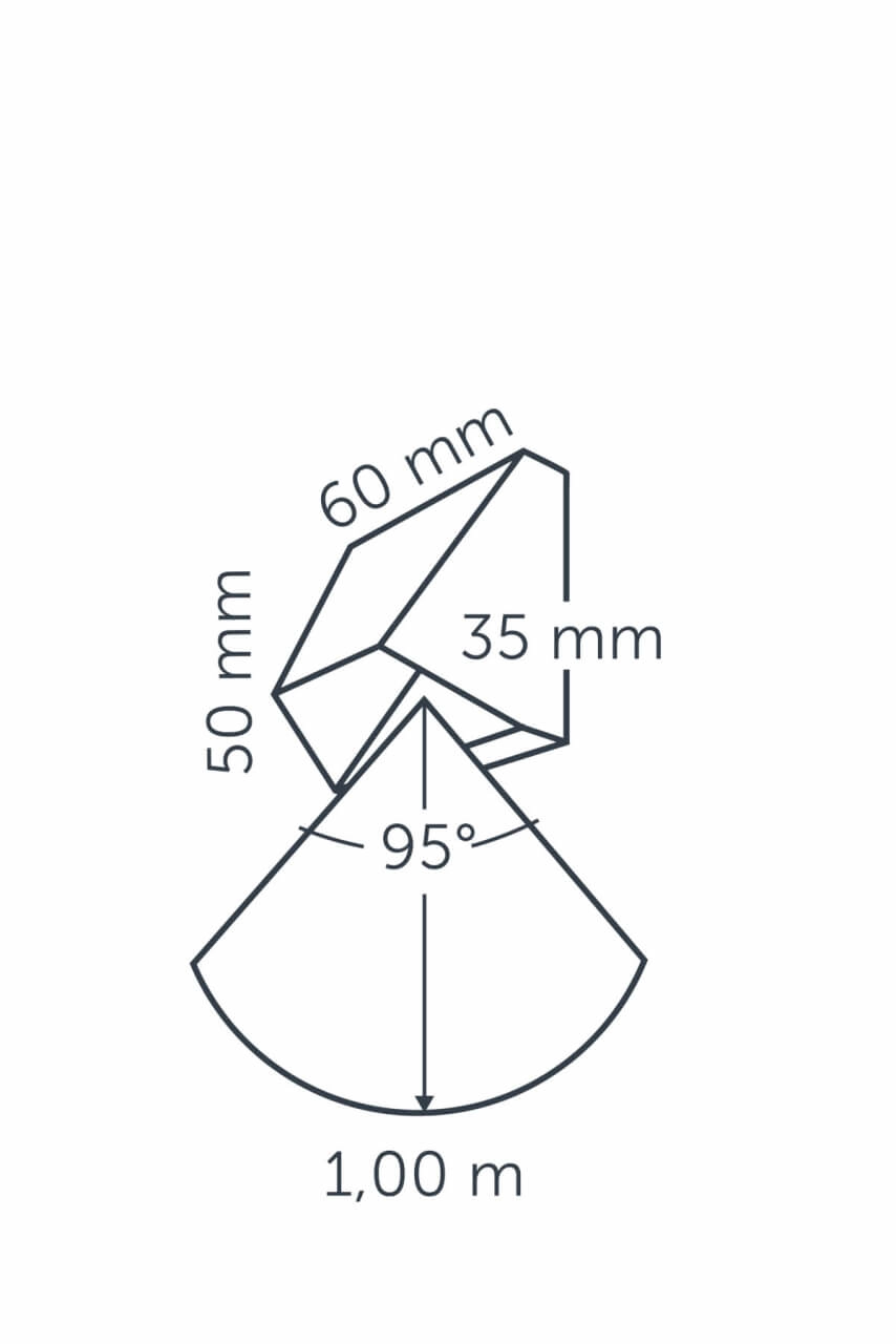Projecteur mural Mini Wedge Dark LED 12 volts In-lite 8717051004322