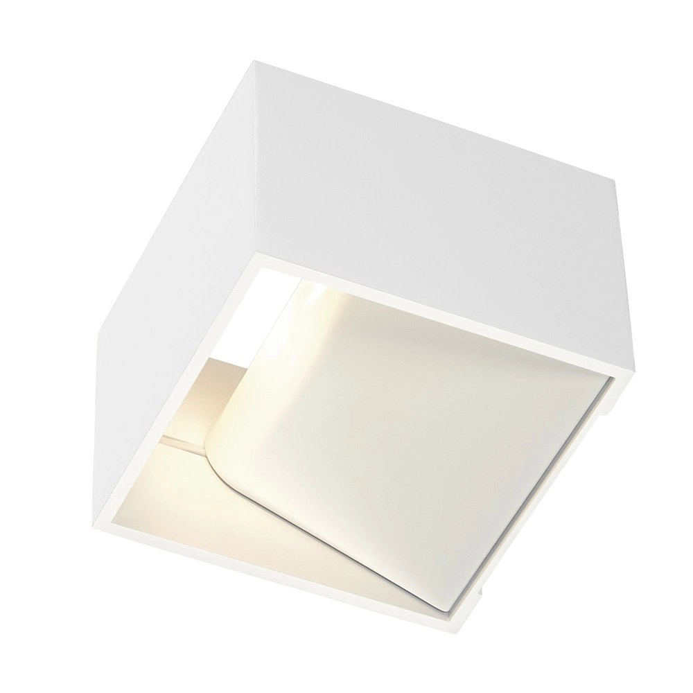 Lampe LED Logs Up - Down carré blanc