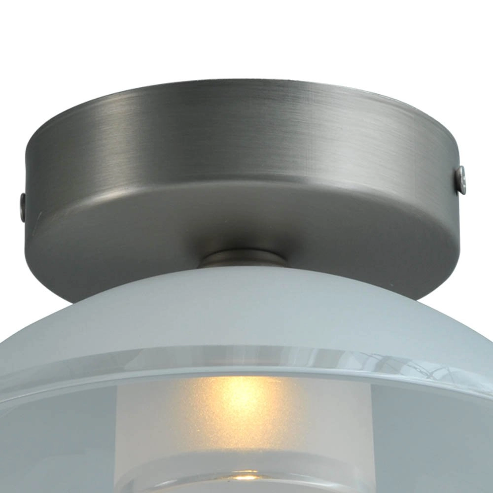 LED plafonnier Melani gris métallisé Masterlight 8718121212647