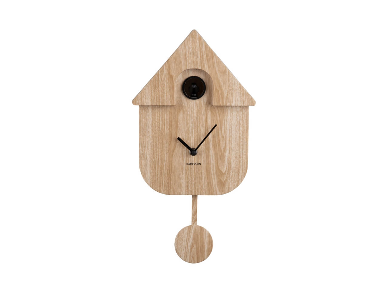 Horloge murale moderne Cuckoo bois Karlsson 8714302734199