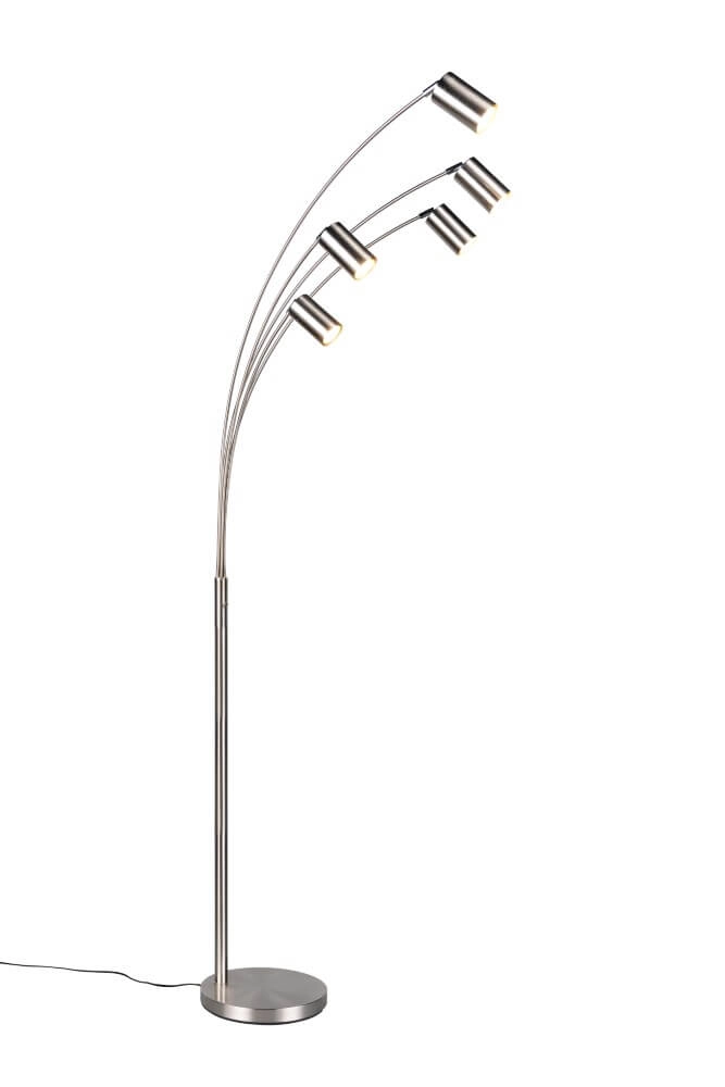 Lampadaire 5 lumières Marley Acier inoxydable