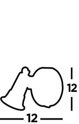 Spot simple monté en surface Eros Searchlight 5013874386571