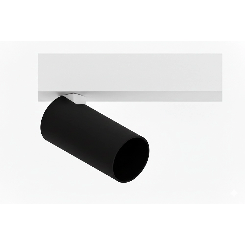 Projecteur de surface à 1 lumière Tevo Mini blanc avec noir