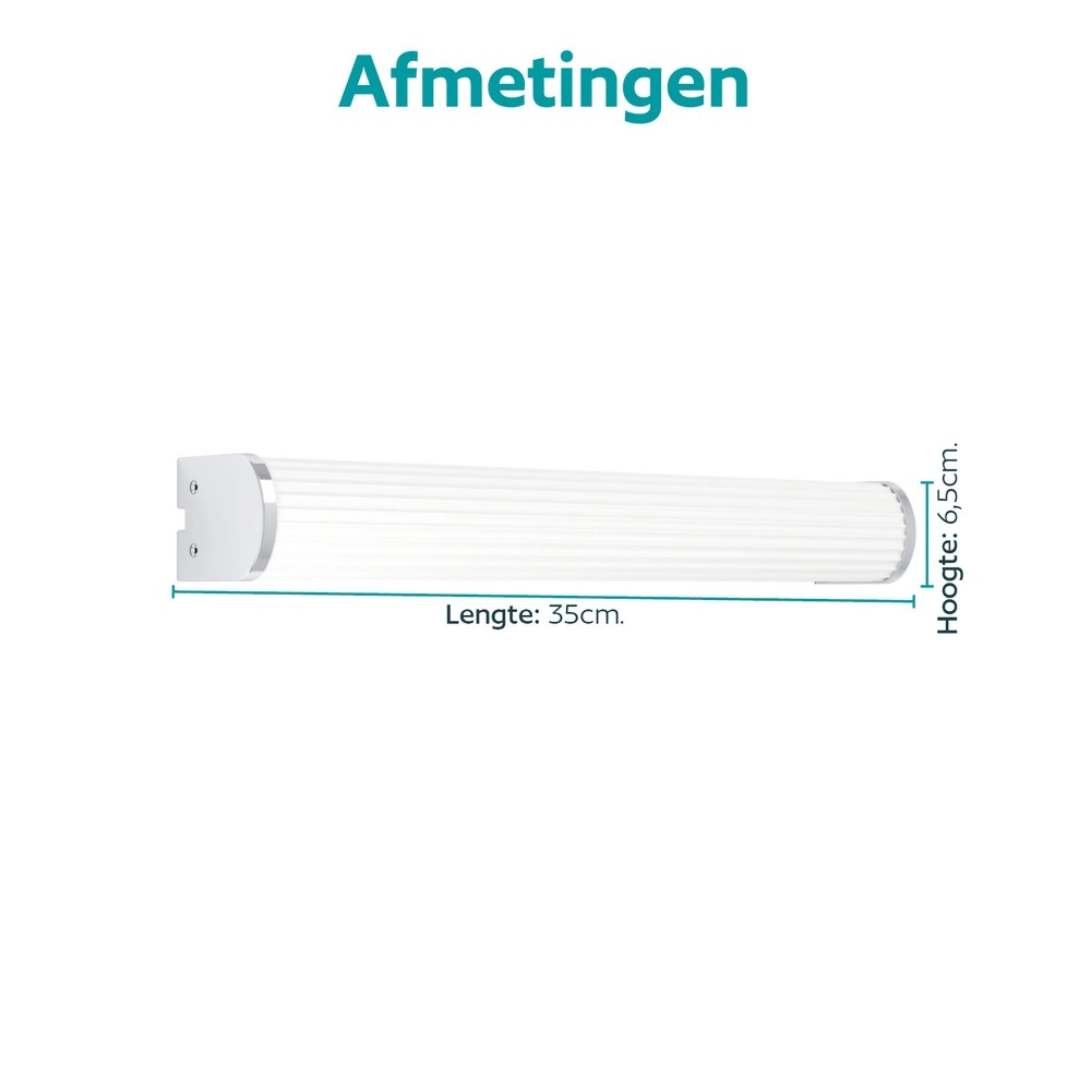 Lampe miroir Patrovaro 35 cm de chrome Eglo 9008606391998