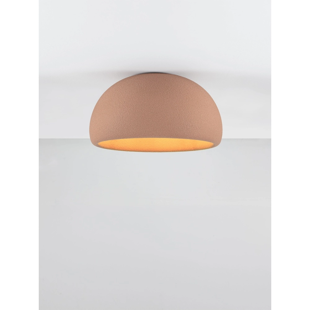 Lampe de plafond moderne Davo terre cuite Ø 50cm Lyora 5212017495716