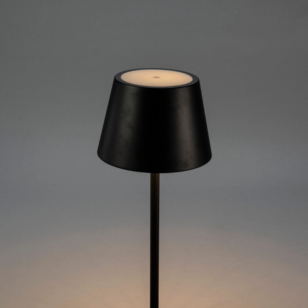 Lampadaire rechargeable Pomezia Medium noir KonstSmide 7318307841756
