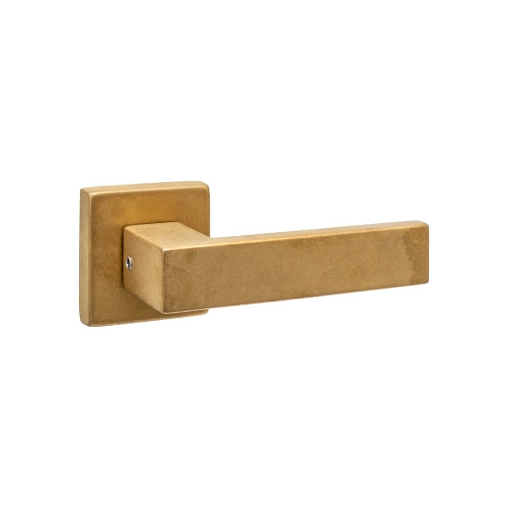 Quincaillerie de porte dérobée Amsterdam Carré en laiton culbuté