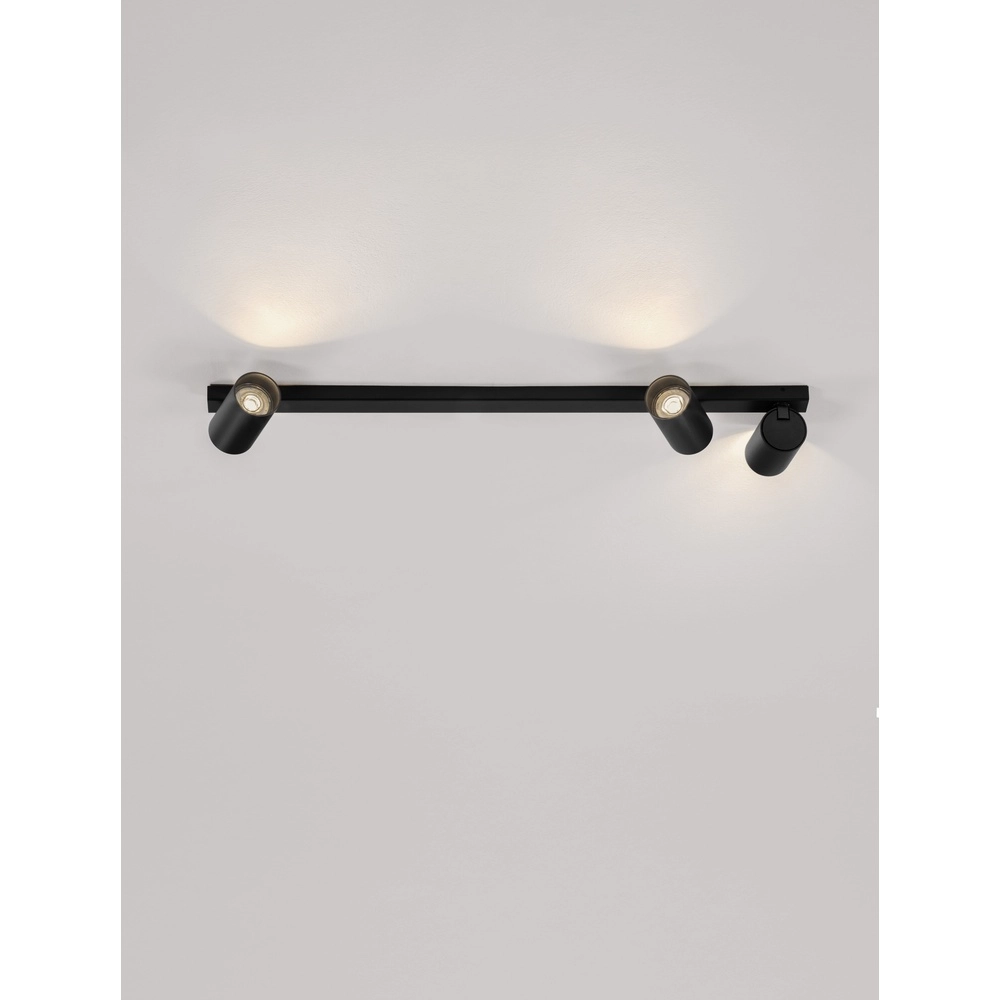 Plafonnier 3 lumières Oso noir Plafonnier 3 lumières Oso noir