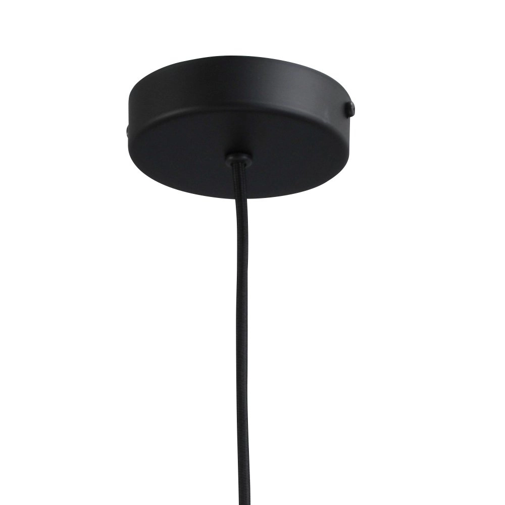 Lampe suspendue noire Bounty avec verre cylindrique Masterlight 8718121248448