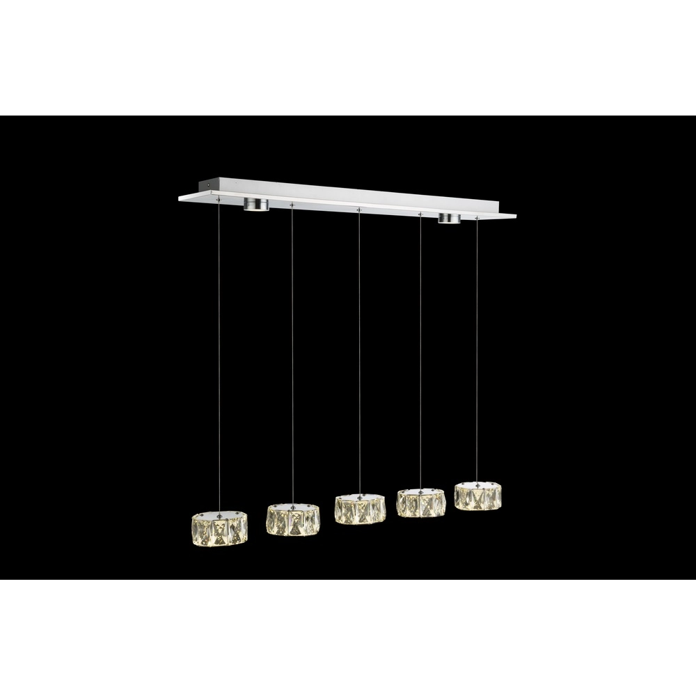 Lampe suspendue à 4 lumières Amur Chrome Globo 9007371342068