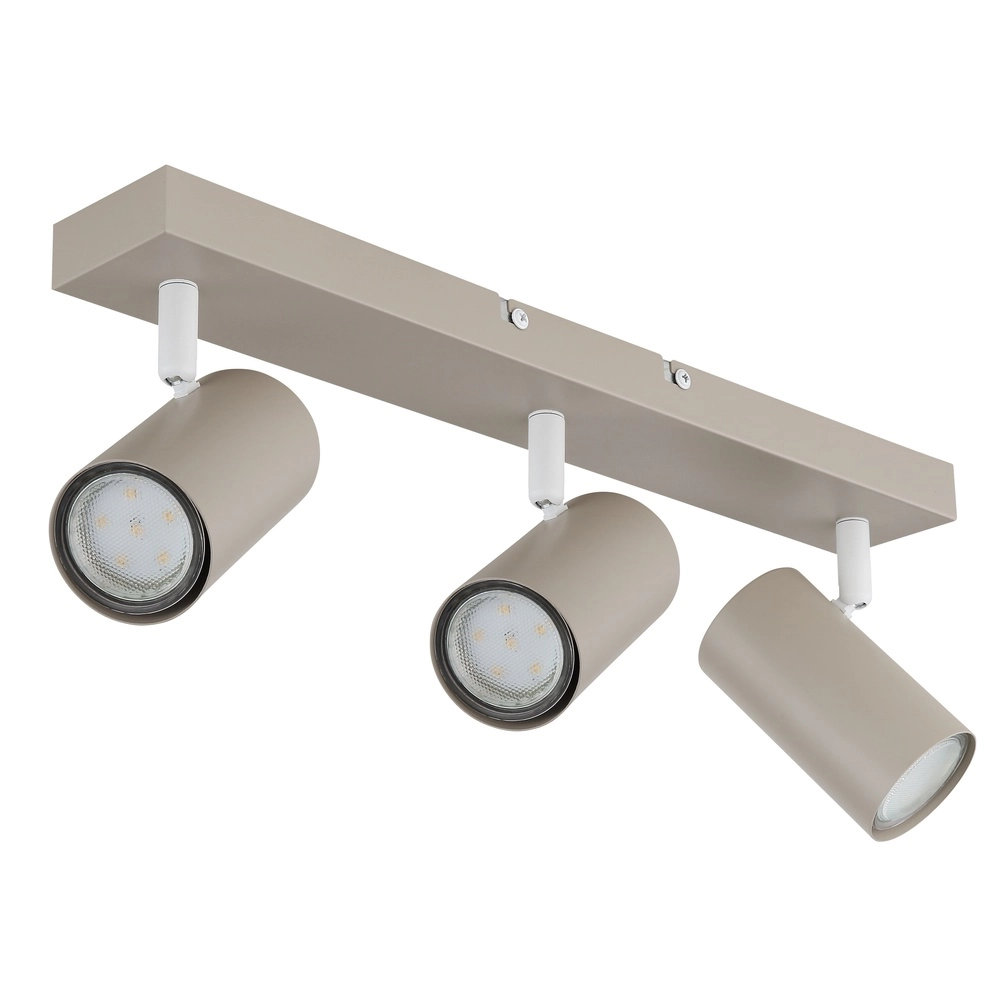 Spot de plafond 3 lumières Robby brun sable Globo 9007371569458