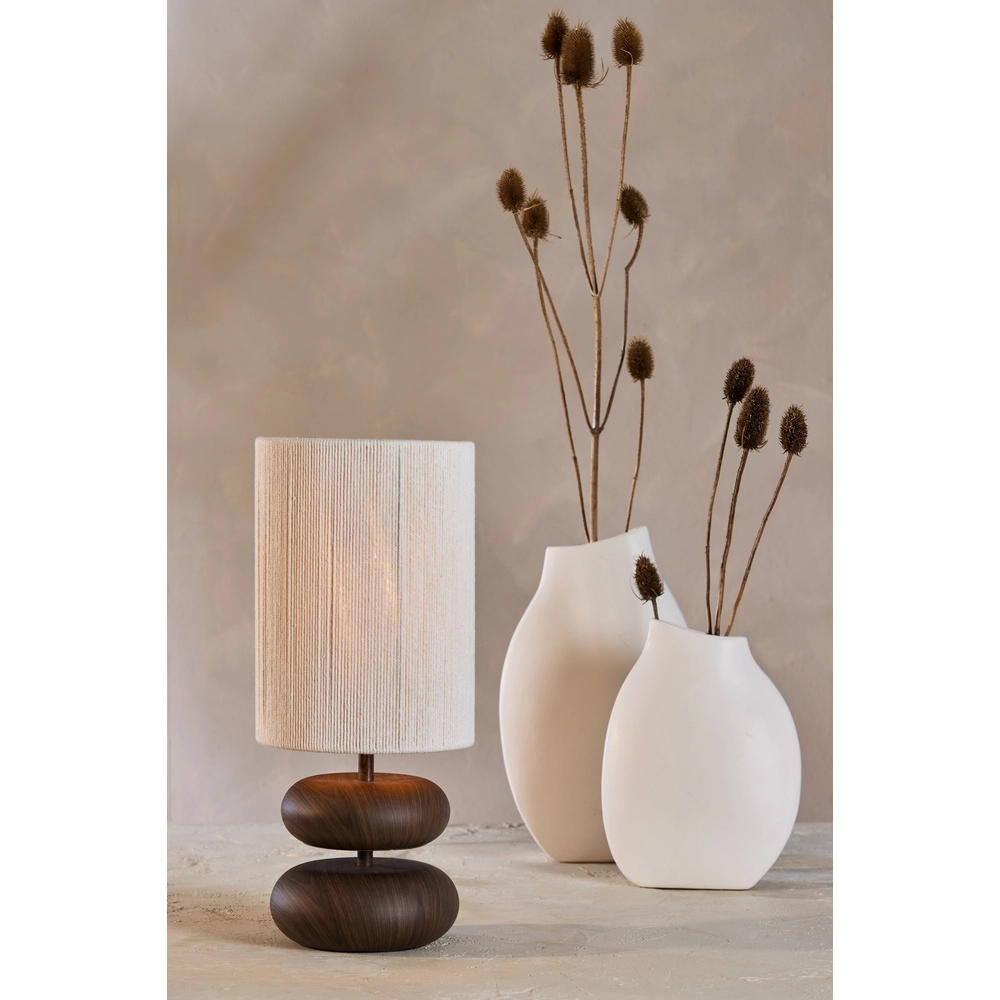 Lampe de table Danialo 50,5 cm - bois foncé Light & Living 8717807815202