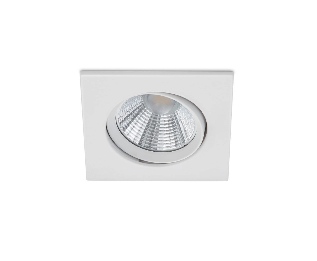 Spot encastré LED Pamir Square 5,5w - 3000K - 8,5cm blanc Spot encastré LED Pamir Square 5,5w - 3000K - 8,5cm blanc