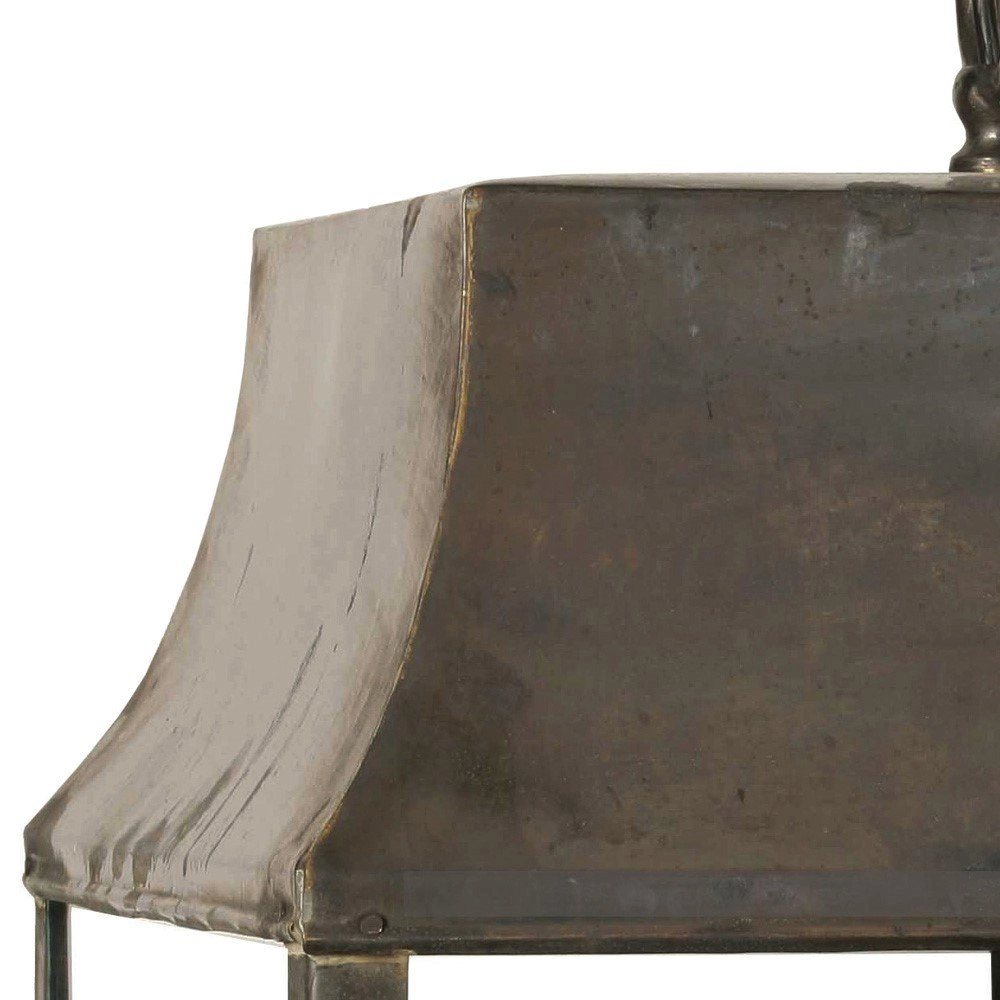 Lampe suspendue rurale Strathmore L cuivre antique (ant) Limehouse