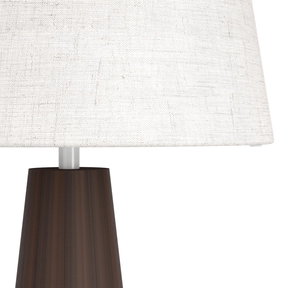 Lampe de table de campagne Patemsico Marron avec capot Eglo 9008606406647