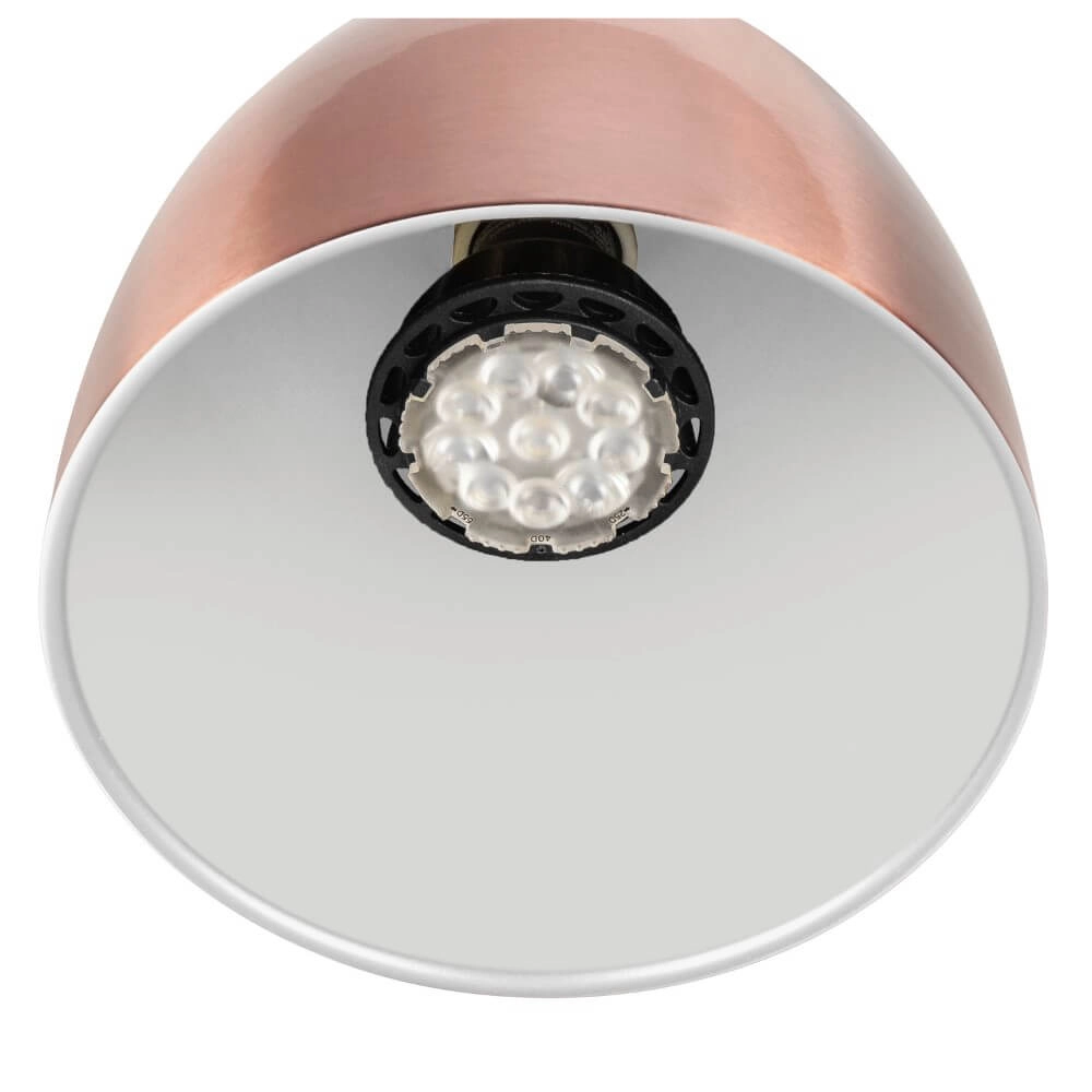 Lampe sur rail monophasée Para Cone Cuivre rouge SLV 4024163292238
