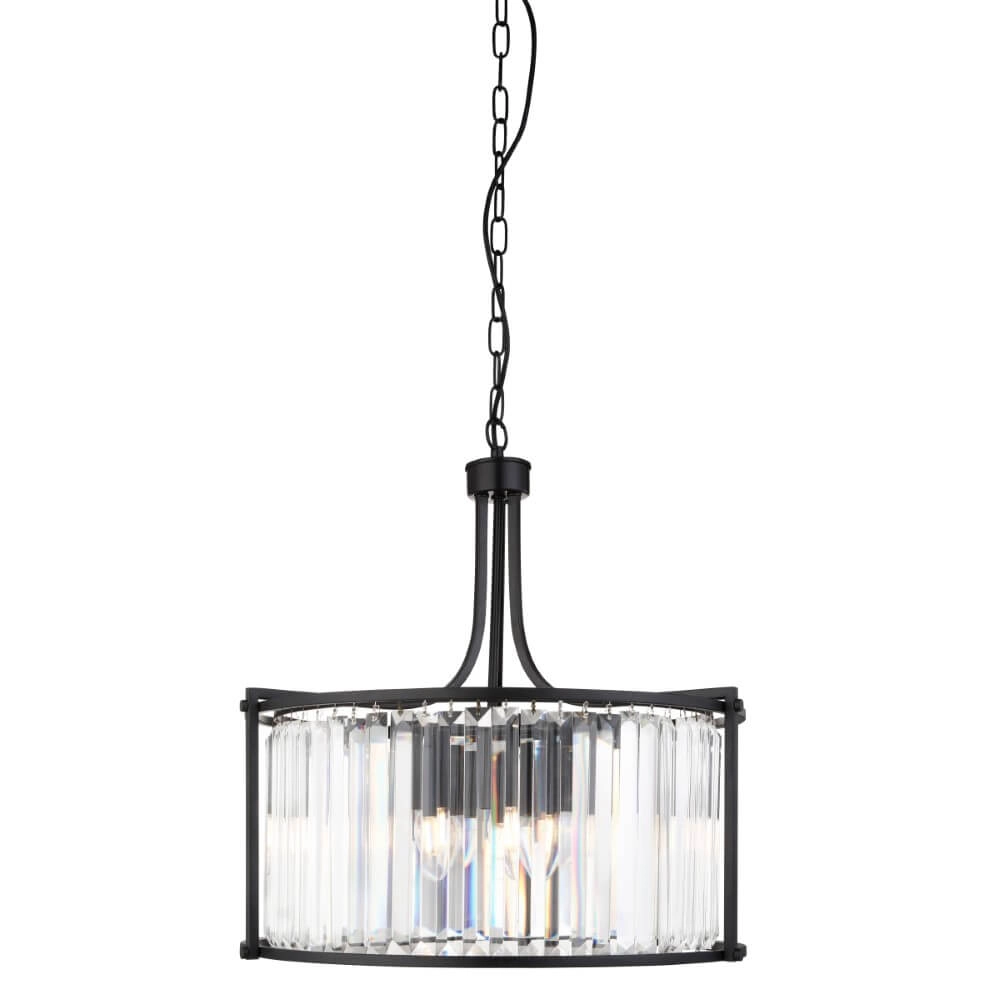 Lustre classique noir Victoria