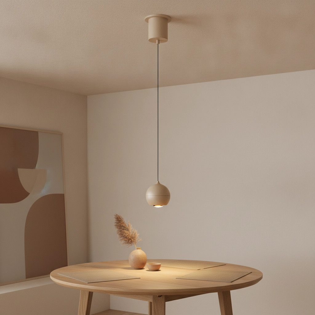 Ampoule de suspension Miami champagne Ø 10cm