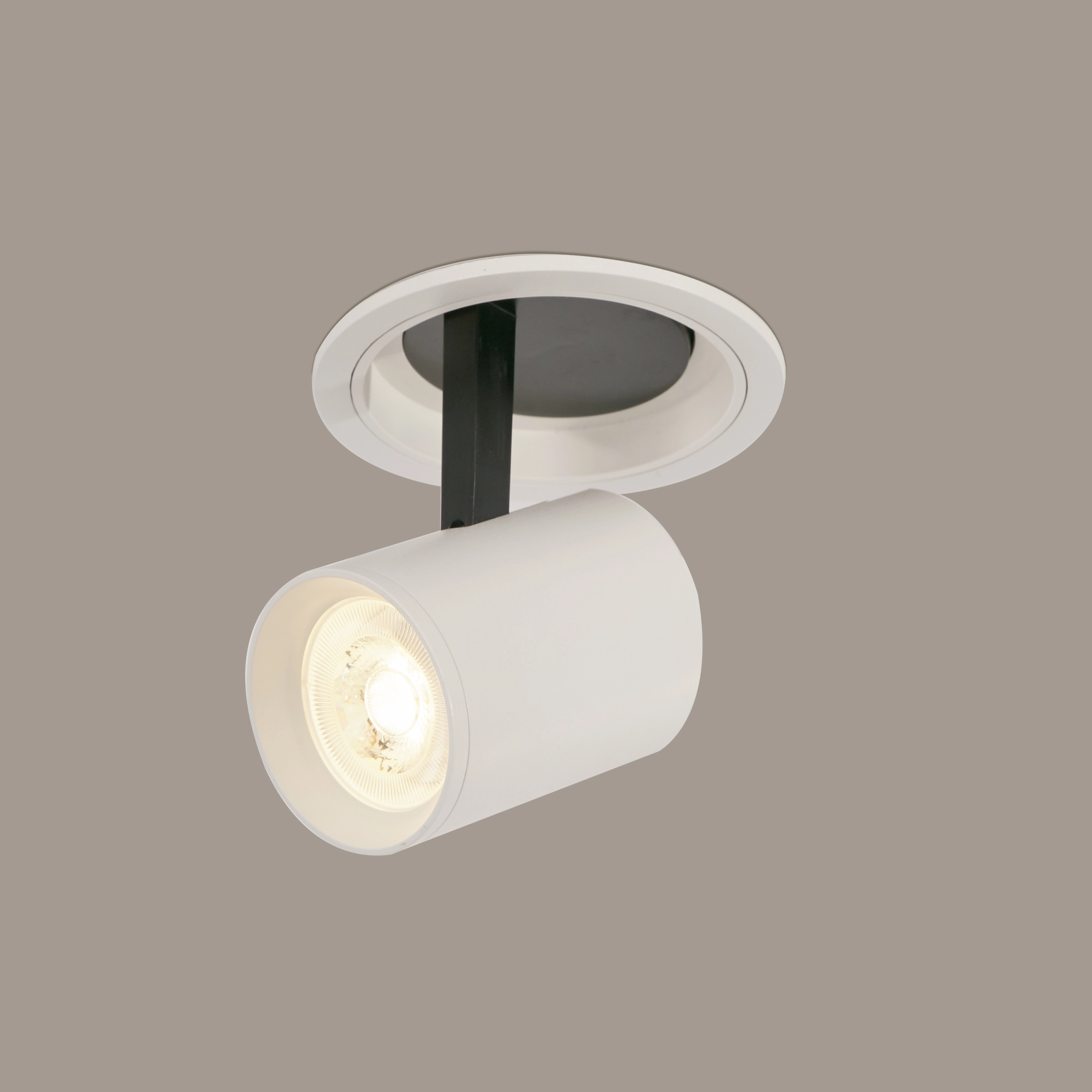 Projecteur encastré Polo blanc avec un bord
