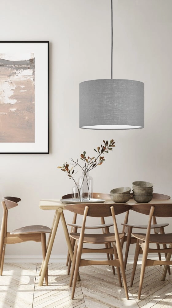 Lampe suspendue Vigo capuche grise Fischer & Honsel 4003694608077