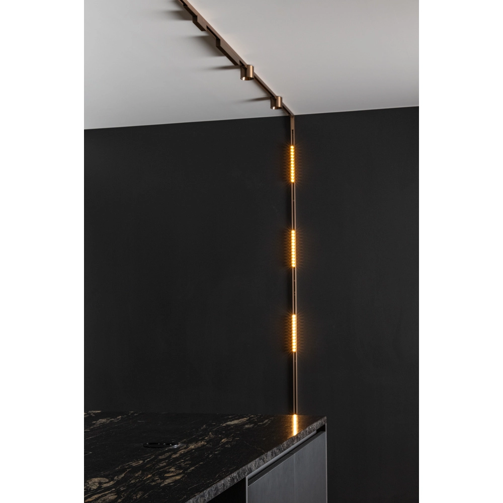 Spot sur piste monophasée Linial Xenia Champagne Premium by Lucide 5411212552570