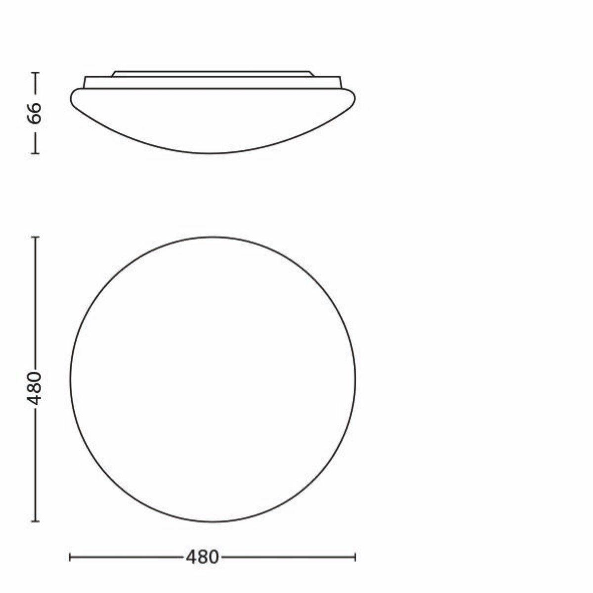 Lampe de plafond Wawel Philips 8718696162798